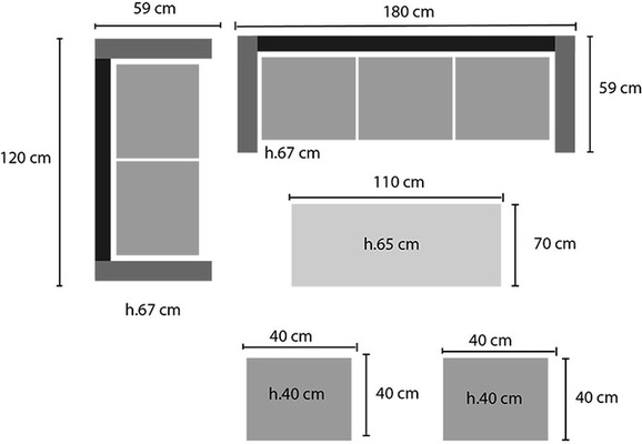 Conjunto para Jard�n C�rcega